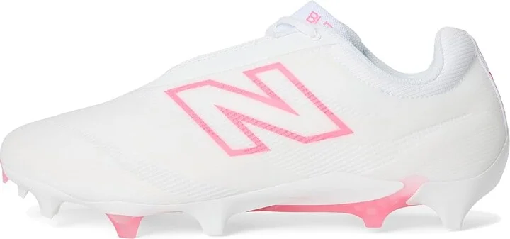 New Balance BurnX4 Lacrosse Cleats Women's Shoes White/Ultra Pink : 11 D - Wide, Synthetic - Image 6