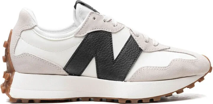 New Balance Canvas And Suede Sneakers In White '327'