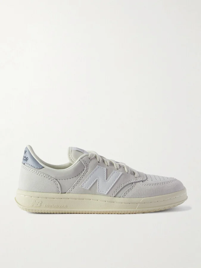 New Balance - Ct500 Leather-trimmed Suede And Nubuck Sneakers - Off-white