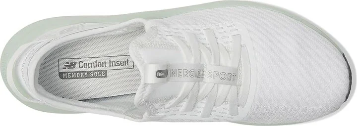 New Balance DynaSoft Nergize Sport V2 Women's Shoes White/Silver Metalic/Clay Ash : 5.5 D - Wide, Synthetic/Textile - Image 2