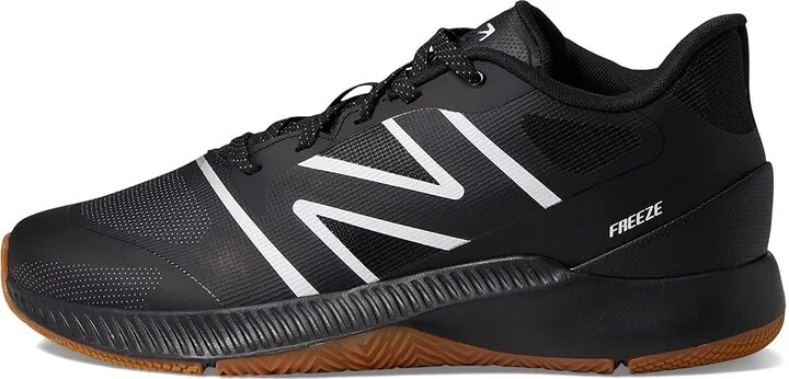 New Balance Freezelx V4 Box Lacrosse Cleats Men's Shoes Black/Gum : 7 D - Medium, Synthetic - Image 6
