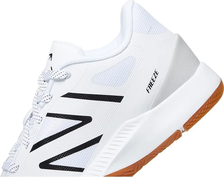 New Balance Freezelx V4 Box Lacrosse Cleats Men's Shoes White/Gum : 8 D - Medium, Synthetic - Image 4