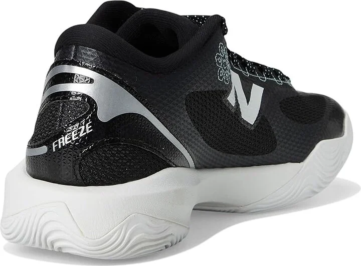 New Balance FreezeLX v5 Box Lacrosse Cleats Men's Wrestling Shoes Black/White : 7 D - Medium, Synthetic - Image 4