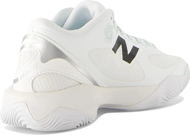 New Balance FreezeLX v5 Box Lacrosse Cleats Men's Wrestling Shoes White/Black : 8 D - Medium, Synthetic - Image 4