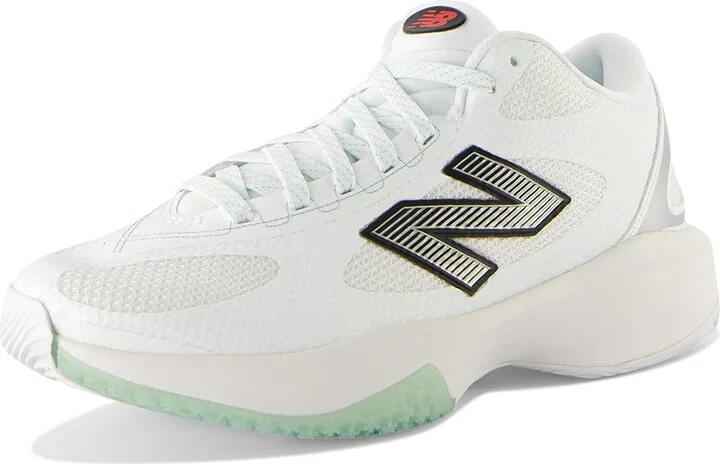 New Balance FreezeLX v5 Box Lacrosse Cleats Men's Wrestling Shoes White/Black : 8 D - Medium, Synthetic - Image 5