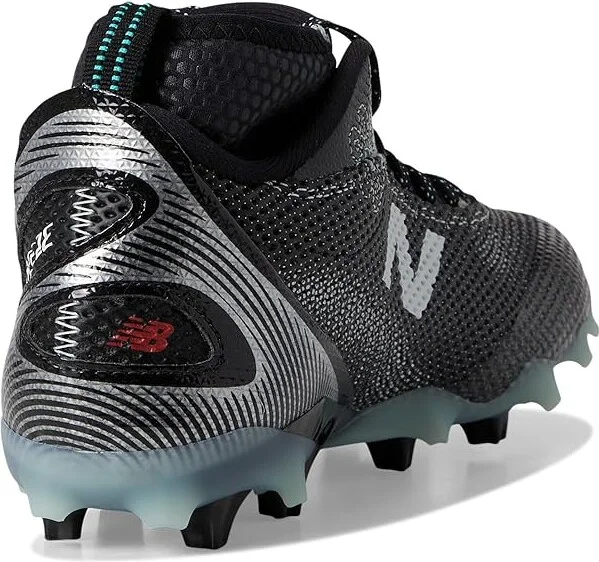 New Balance FreezeLX V5 Lacrosse Cleats Men's Shoes Black/White : 7 D - Medium, Synthetic - Image 4