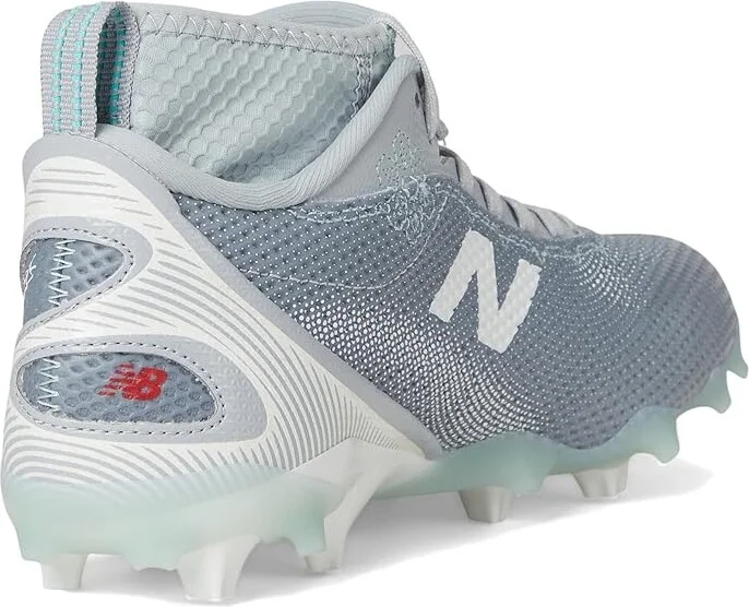 New Balance FreezeLX V5 Lacrosse Cleats Men's Shoes Grey/White : 9 D - Medium, Synthetic - Image 4