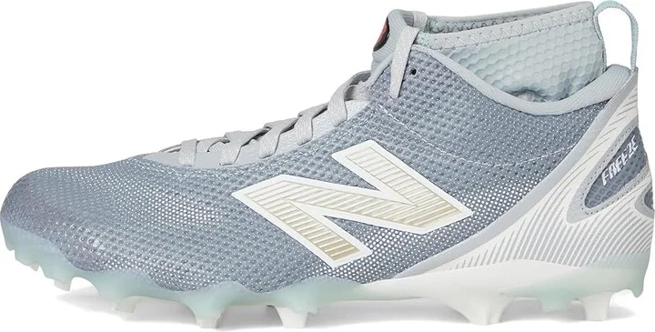 New Balance FreezeLX V5 Lacrosse Cleats Men's Shoes Grey/White : 9 D - Medium, Synthetic - Image 6