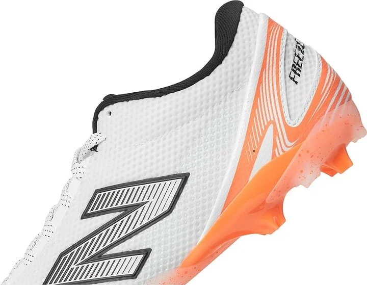 New Balance FreezeLX V5 Low Lacrosse Cleats Men's Shoes White/Hot Mango/Black : 7 D - Medium, Synthetic - Image 7