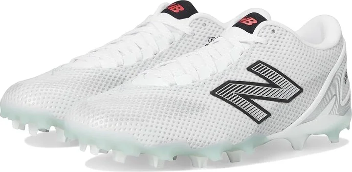 New Balance FreezeLX V5 Low Lacrosse Cleats Women's Shoes White/Black/Silver Metallic : 9 B - Medium, Rubber