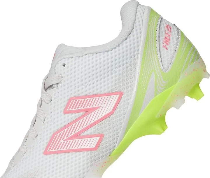 New Balance FreezeLX V5 Low Lacrosse Cleats Women's Shoes White/Hi-Lite/Ultra Pink : 10 B - Medium, Rubber - Image 7
