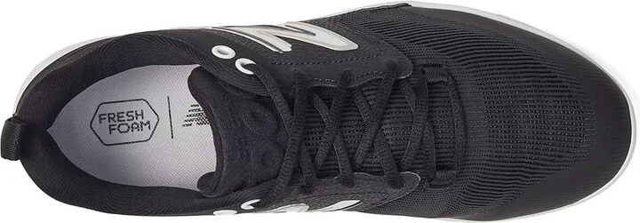 New Balance Fresh Foam 3000v6 Molded Baseball Cleats Men's Shoes Black/White : 15 D - Medium, Synthetic/Textile - Image 2
