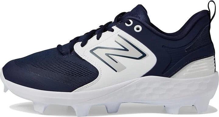 New Balance Fresh Foam 3000v6 Molded Baseball Cleats Men's Shoes Navy/White : 15 D - Medium, Synthetic/Textile - Image 6