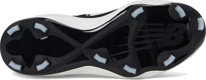 New Balance Fresh Foam 3000v7 Molded Baseball Cleats Men's Shoes Black/White 1 : 6 D - Medium, Leather - Image 3