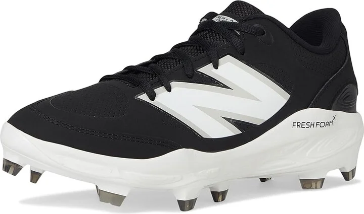 New Balance Fresh Foam 3000v7 Molded Baseball Cleats Men's Shoes Black/White : 14 D - Medium, Leather - Image 5