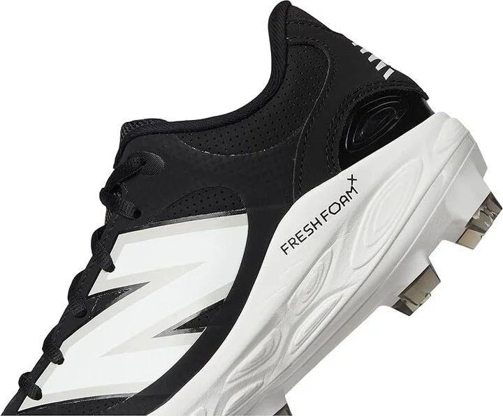 New Balance Fresh Foam 3000v7 Molded Baseball Cleats Men's Shoes Black/White : 14 D - Medium, Leather - Image 7