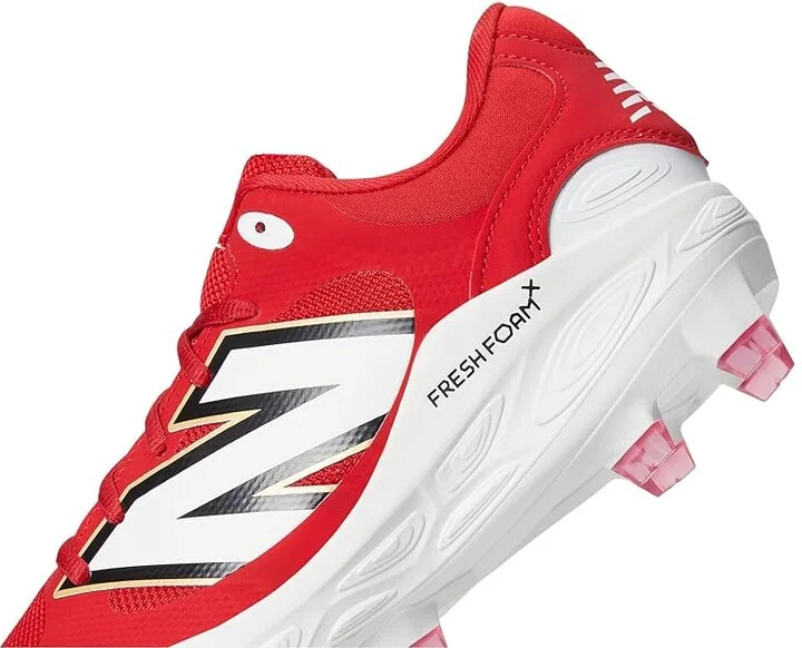 New Balance Fresh Foam 3000v7 Molded Baseball Cleats Men's Shoes Team Red/White : 9 D - Medium, Leather - Image 7