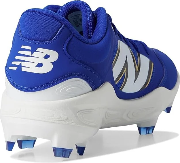 New Balance Fresh Foam 3000v7 Molded Baseball Cleats Men's Shoes Team Royal/White : 8 D - Medium, Leather - Image 4