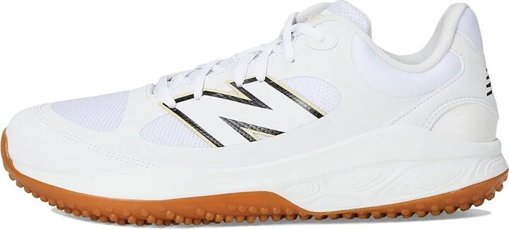 New Balance Fresh Foam 3000v7 Turf-Trainer Baseball Cleats Men's Shoes White/Black : 7.5 D - Medium, Leather/Rubber - Image 6