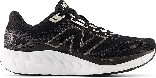 New Balance Fresh Foam 680v8 Women's Shoes Black/Light Gold Metallic : 5 B - Medium, Rubber - Image 6