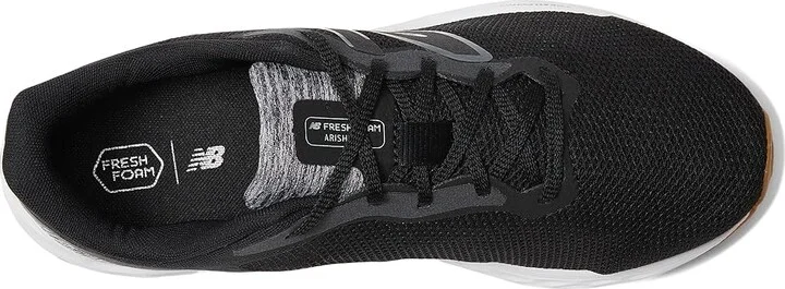 New Balance Fresh Foam Arishi v4 Men's Shoes Black/Silver Metallic : 7 D - Medium, Synthetic/Textile - Image 2