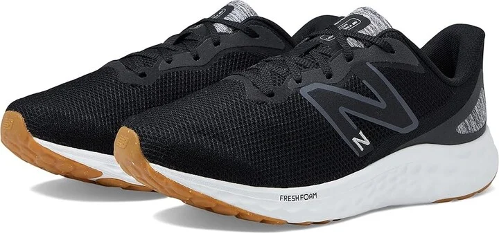 New Balance Fresh Foam Arishi v4 Men's Shoes Black/Silver Metallic : 7 D - Medium, Synthetic/Textile