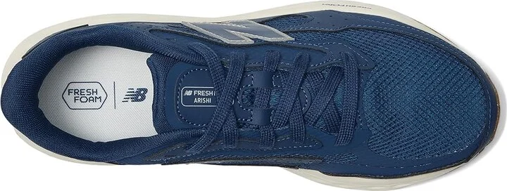 New Balance Fresh Foam Arishi v4 Tiralux Men's Running Shoes Dark Shoreline Blue/Nb Navy/Silver Metallic : 9.5 EE - Wide, Textile - Image 2
