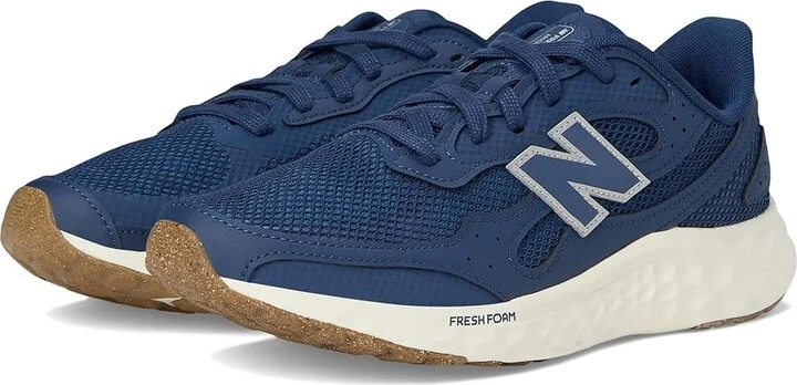 New Balance Fresh Foam Arishi v4 Tiralux Men's Running Shoes Dark Shoreline Blue/Nb Navy/Silver Metallic : 9.5 EE - Wide, Textile