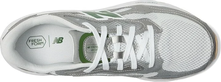 New Balance Fresh Foam Arishi v4 Tiralux Men's Running Shoes Raincloud/Silver Metalic/Dark Alpine Green : 9 D - Medium, Textile - Image 2