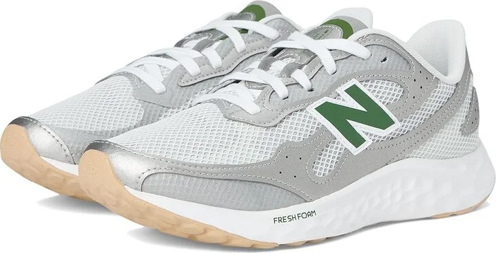 New Balance Fresh Foam Arishi v4 Tiralux Men's Running Shoes Raincloud/Silver Metalic/Dark Alpine Green : 9 D - Medium, Textile