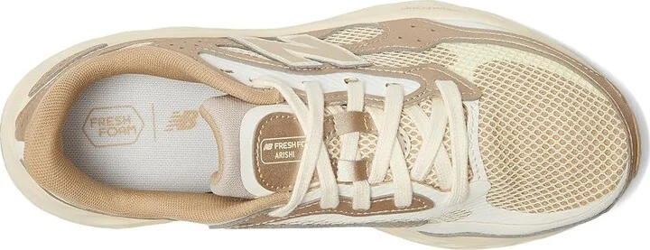 New Balance Fresh Foam Arishi v4 Tiralux Women's Running Shoes Incense/Angora/Light Gold Metallic : 9.5 B - Medium, Textile - Image 2