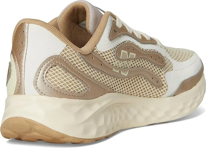New Balance Fresh Foam Arishi v4 Tiralux Women's Running Shoes Incense/Angora/Light Gold Metallic : 9.5 B - Medium, Textile - Image 4