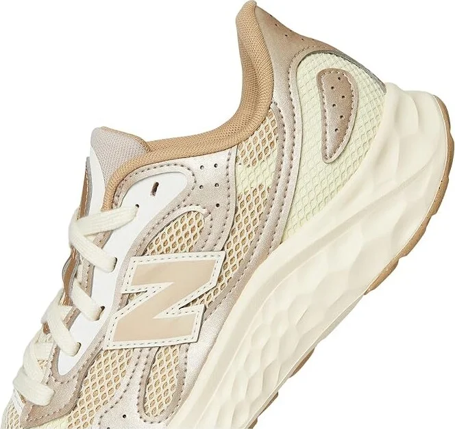 New Balance Fresh Foam Arishi v4 Tiralux Women's Running Shoes Incense/Angora/Light Gold Metallic : 9.5 B - Medium, Textile - Image 7