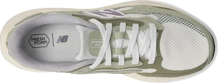 New Balance Fresh Foam Arishi v4 Women's Shoes Sea Salt/Olivine/Dark Olivine : 10 B - Medium, Synthetic/Textile - Image 2