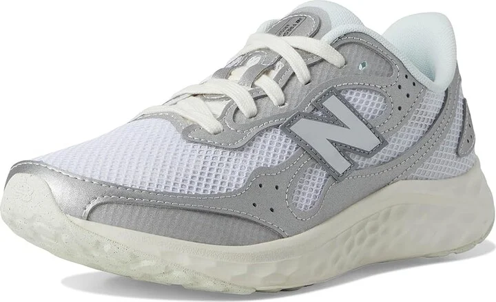 New Balance Fresh Foam Arishi v4 Women's Shoes Silver Metallic/Reflection/Nb White : 9 B - Medium, Synthetic/Textile - Image 5