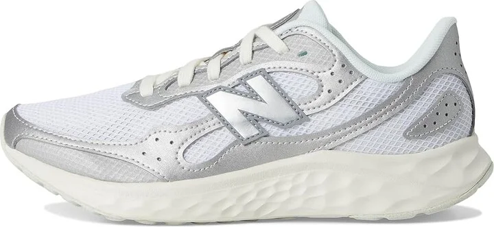 New Balance Fresh Foam Arishi v4 Women's Shoes Silver Metallic/Reflection/Nb White : 9 B - Medium, Synthetic/Textile - Image 6