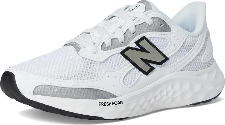 New Balance Fresh Foam Arishi v4 Women's Shoes White/Silver Metallic : 12 D - Wide, Synthetic/Textile - Image 5
