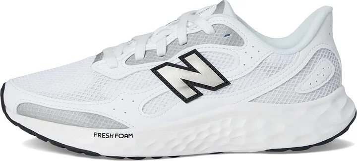 New Balance Fresh Foam Arishi v4 Women's Shoes White/Silver Metallic : 12 D - Wide, Synthetic/Textile - Image 6