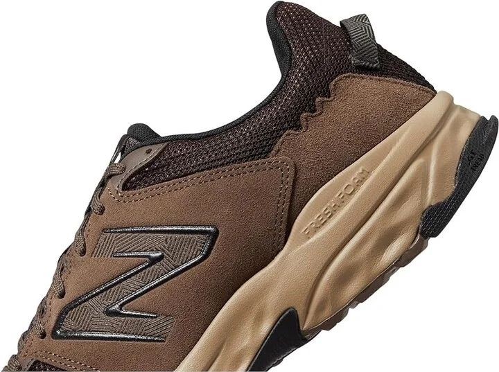 New Balance Fresh Foam T510v6 H2O Resist Men's Shoes Dark Mushroom/Stoneware : 7.5 D - Medium, Leather/Rubber - Image 4