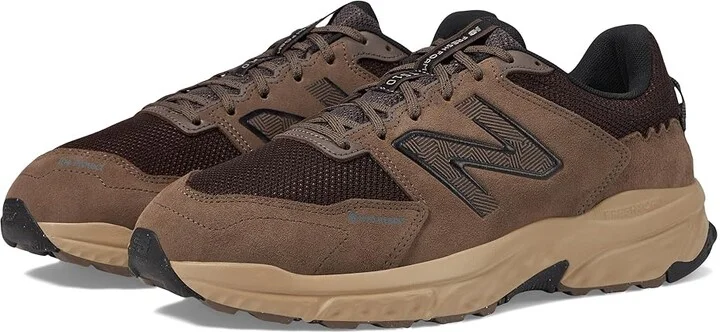 New Balance Fresh Foam T510v6 H2O Resist Men's Shoes Dark Mushroom/Stoneware : 7.5 D - Medium, Leather/Rubber