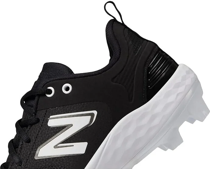 New Balance Fresh Foam Velo v3 Molded Softball Cleats Women's Shoes Black/White : 5.5 B - Medium, Synthetic/Textile - Image 4