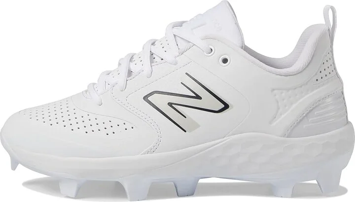 New Balance Fresh Foam Velo v3 Molded Softball Cleats Women's Shoes White/White : 13 B - Medium, Synthetic/Textile - Image 6