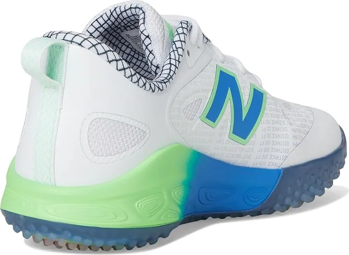 New Balance Fresh Foam Velo V4 Turf-Trainer Softball Cleats Women's Shoes White/Bright Lapis : 10.5 B - Medium, Rubber/Synthetic - Image 4