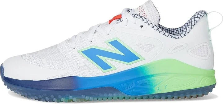 New Balance Fresh Foam Velo V4 Turf-Trainer Softball Cleats Women's Shoes White/Bright Lapis : 10.5 B - Medium, Rubber/Synthetic - Image 6