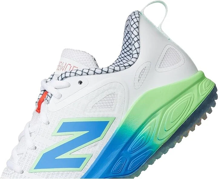 New Balance Fresh Foam Velo V4 Turf-Trainer Softball Cleats Women's Shoes White/Bright Lapis : 10.5 B - Medium, Rubber/Synthetic - Image 7