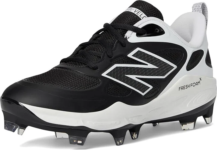 New Balance Fresh Foam Velov4 Molded Softball Cleats Women's Shoes Black/White : 13 D - Wide, Leather/Rubber - Image 5
