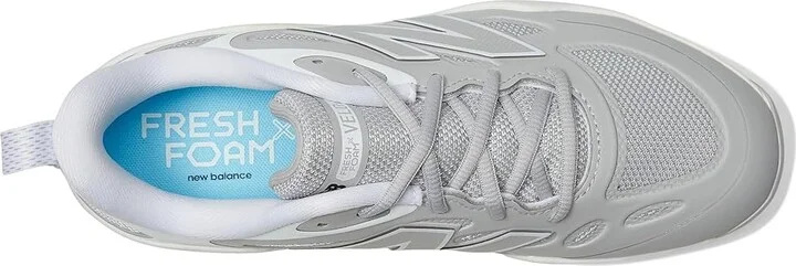 New Balance Fresh Foam Velov4 Molded Softball Cleats Women's Shoes Raincloud/White : 6.5 B - Medium, Leather/Rubber - Image 2