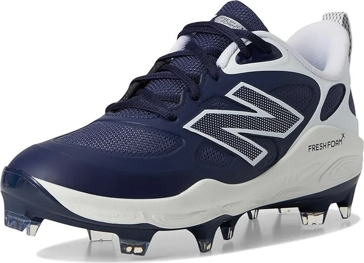 New Balance Fresh Foam Velov4 Molded Softball Cleats Women's Shoes Team Navy/White : 6.5 B - Medium, Leather/Rubber - Image 5