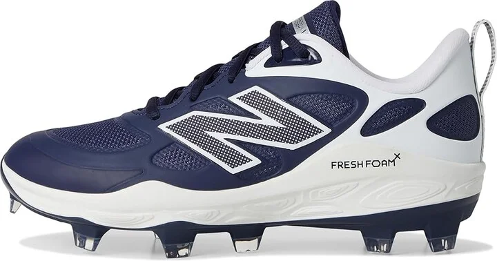 New Balance Fresh Foam Velov4 Molded Softball Cleats Women's Shoes Team Navy/White : 6.5 B - Medium, Leather/Rubber - Image 6