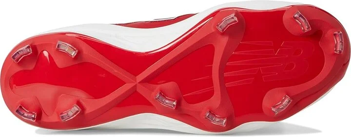 New Balance Fresh Foam Velov4 Molded Softball Cleats Women's Shoes Team Red/White : 10.5 B - Medium, Leather/Rubber - Image 3